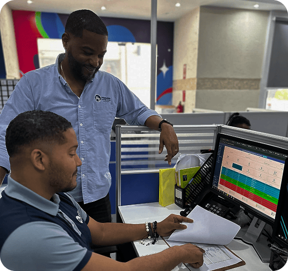 Customer service team